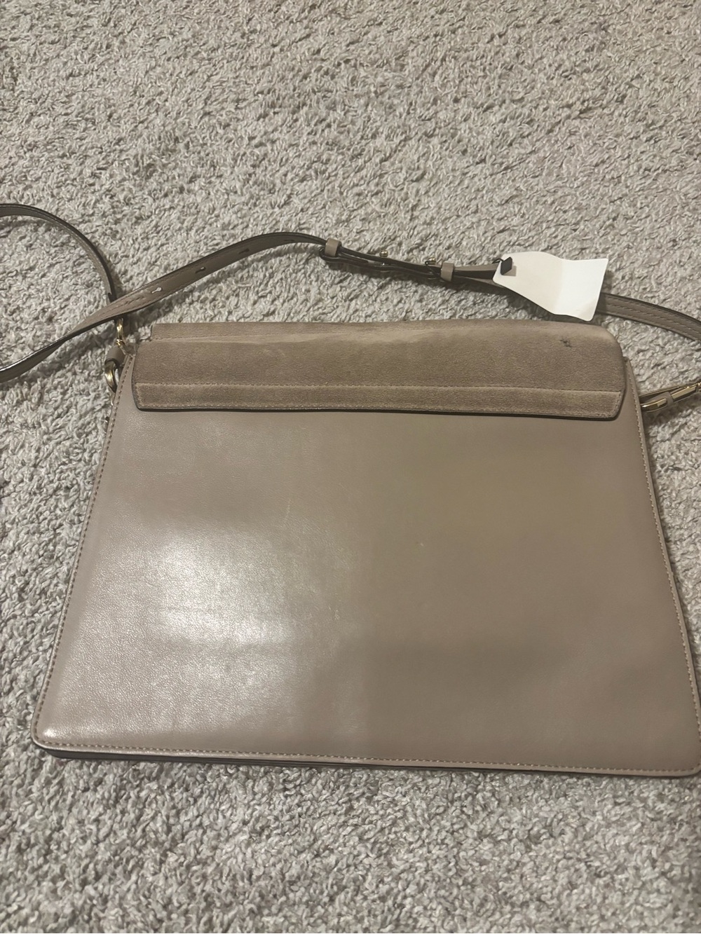 Chloe’ Medium Faye Shoulder Bag - Neutral Leather - Picture 10 of 16